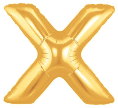 RC\3 Літера "X" золото 1м. LXG фото